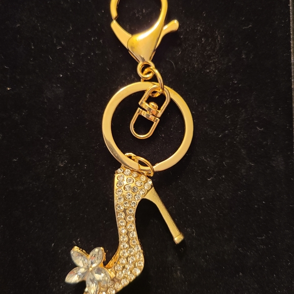 👠High Heel Crystal Rhinestone Keychain Pendant - Picture 7 of 10